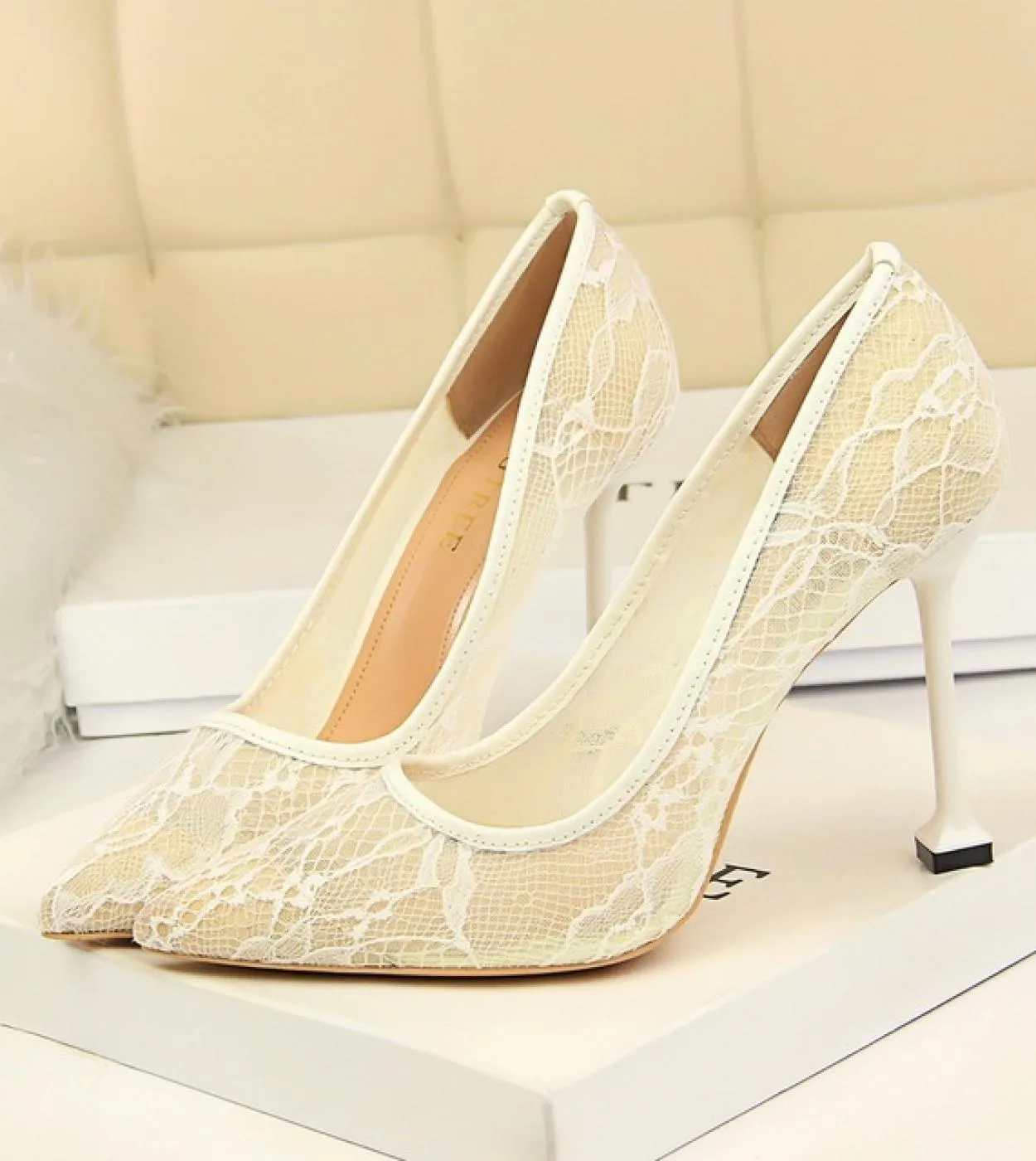 Scarpe con tacco alto blu donna 2022 Scarpe da donna con tacco alto 10cm Scarpe da sposa con tacco