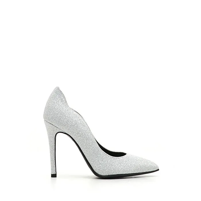 SCARPE CON TACCO ARGENTO