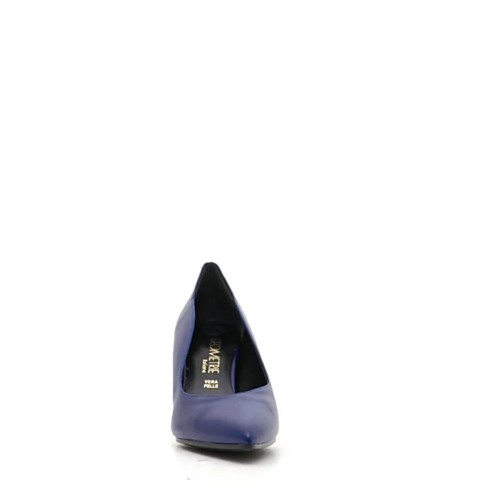 SCARPE CON TACCO BLU