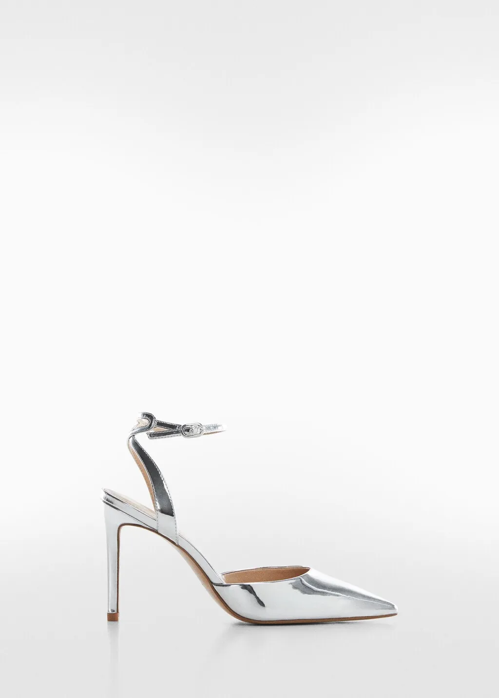 Scarpe con tacco metallizzate