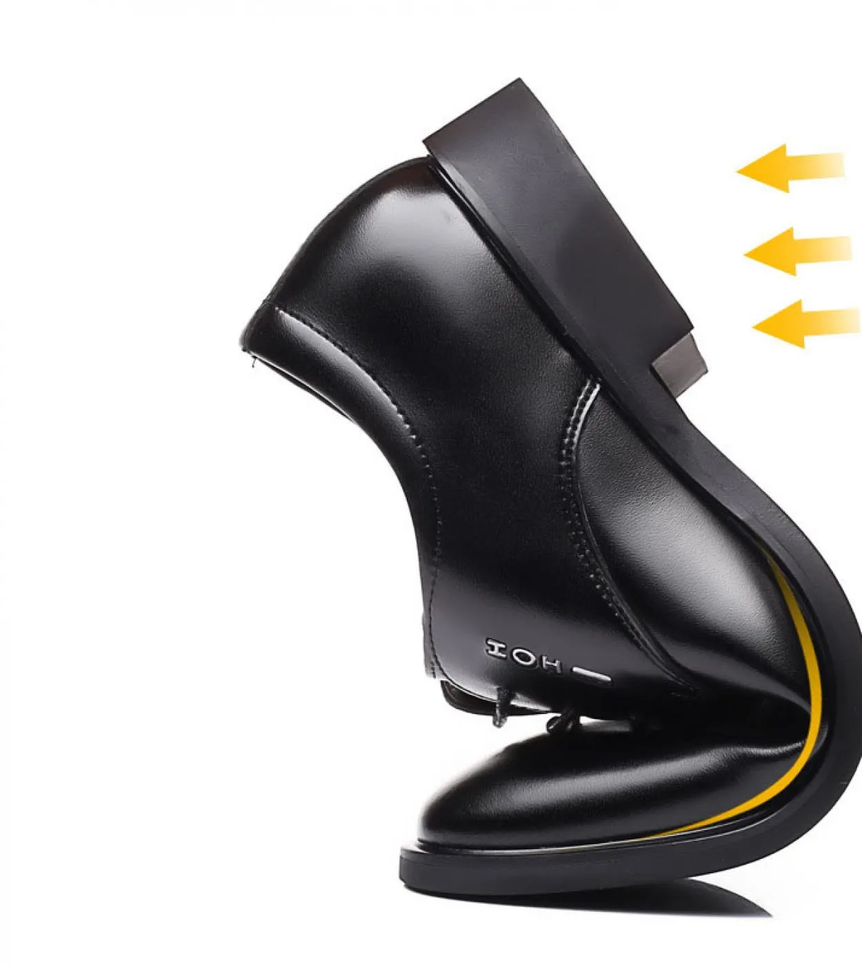Scarpe con tacco nascosto da uomo Scarpe con tacco nascosto Scarpe da uomo con tacco interno con tacco da uomo