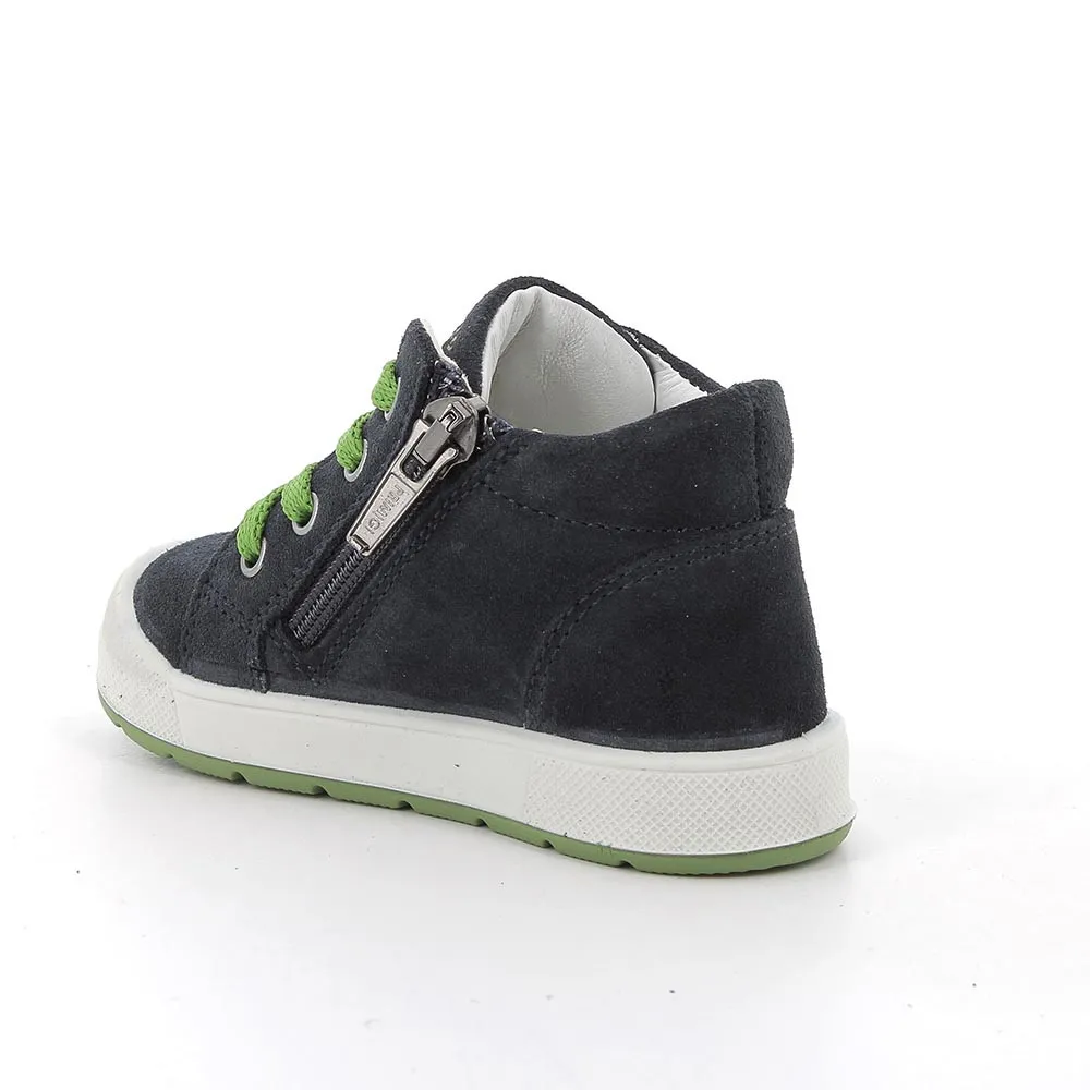 Scarpe in pelle da bambino navy            
