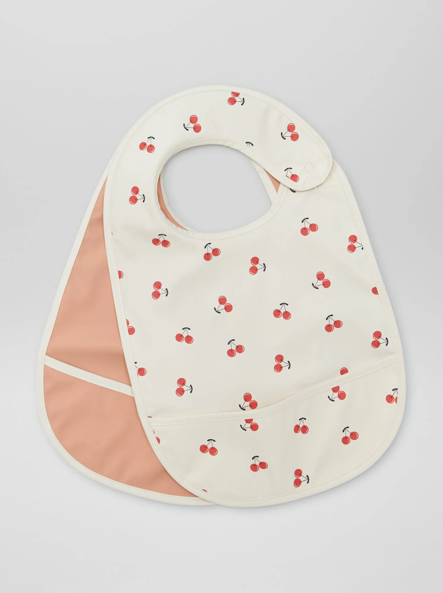 Set di 2 bavaglini impermeabili - BIANCO