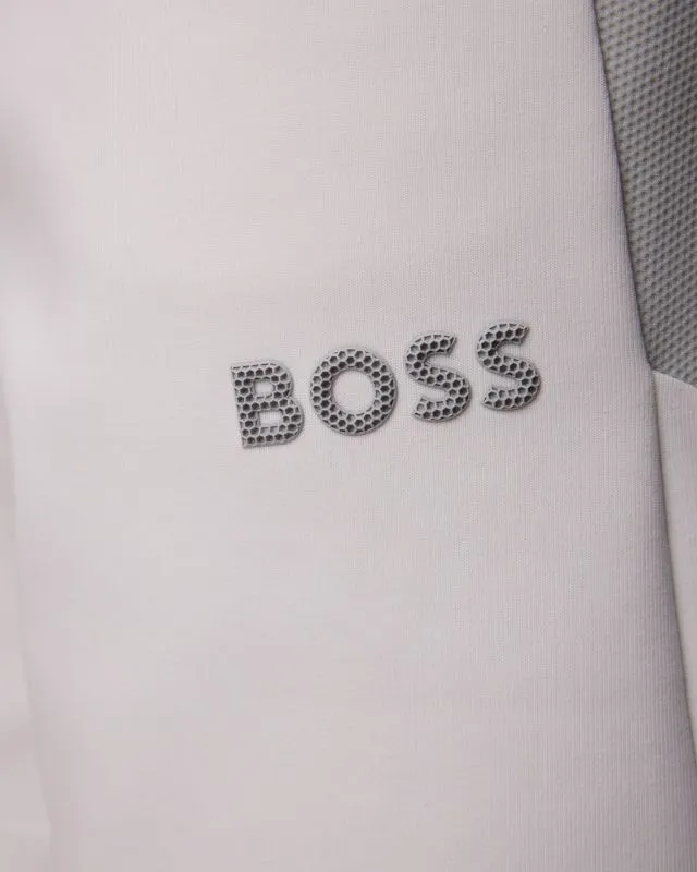 Shorts bianchi da tuta da uomo Hugo Boss Headlo
