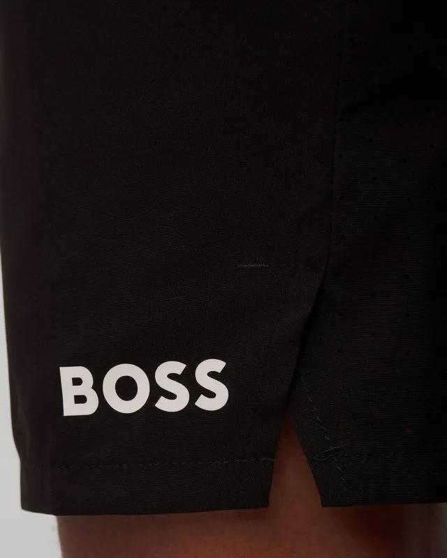 Shorts neri da uomo Hugo Boss S_Set