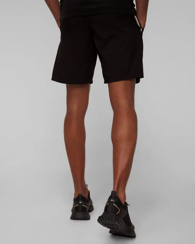 Shorts neri da uomo Hugo Boss x Matteo Berrettini S_Tiebreak