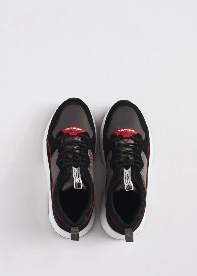 Sneaker in pelle scamosciata