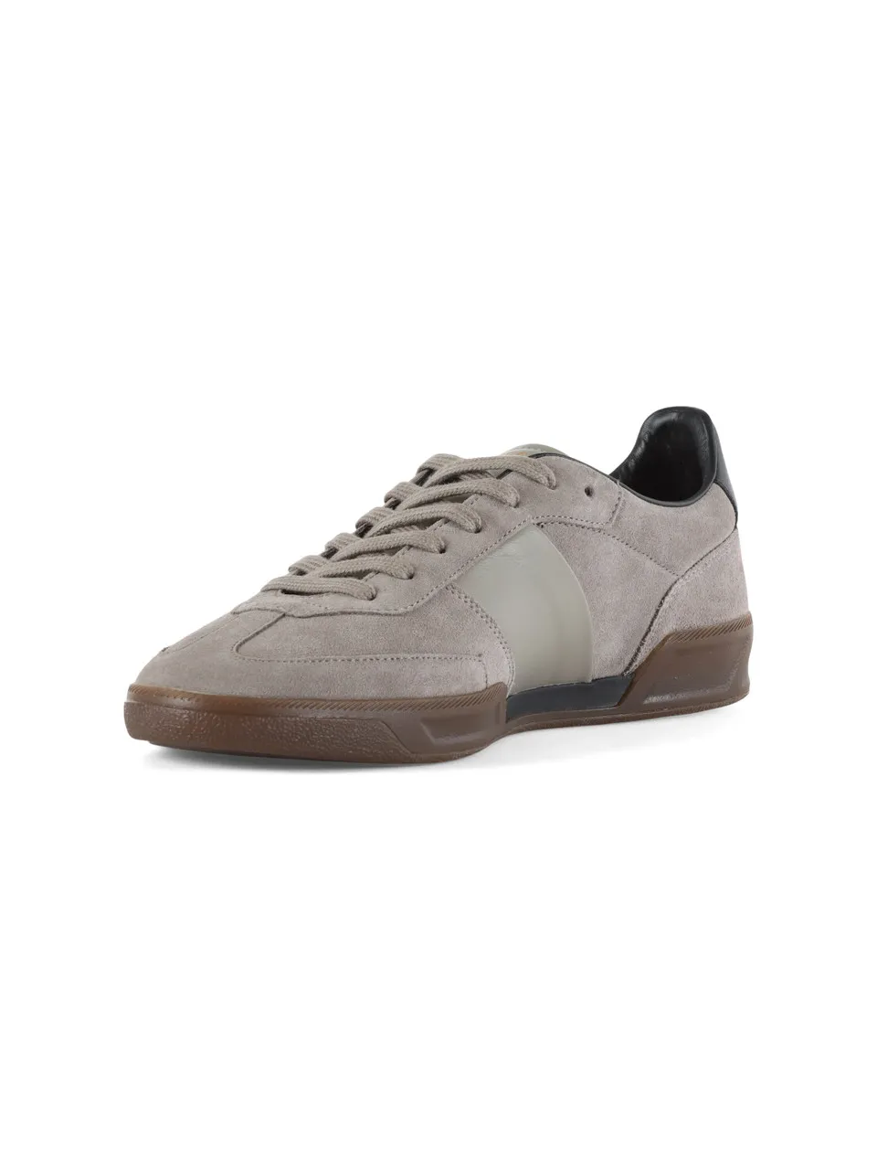 Sneakers in suede BRANDON con scritta logo