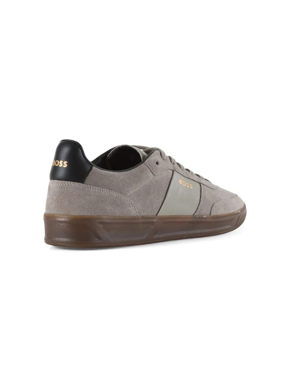 Sneakers in suede BRANDON con scritta logo