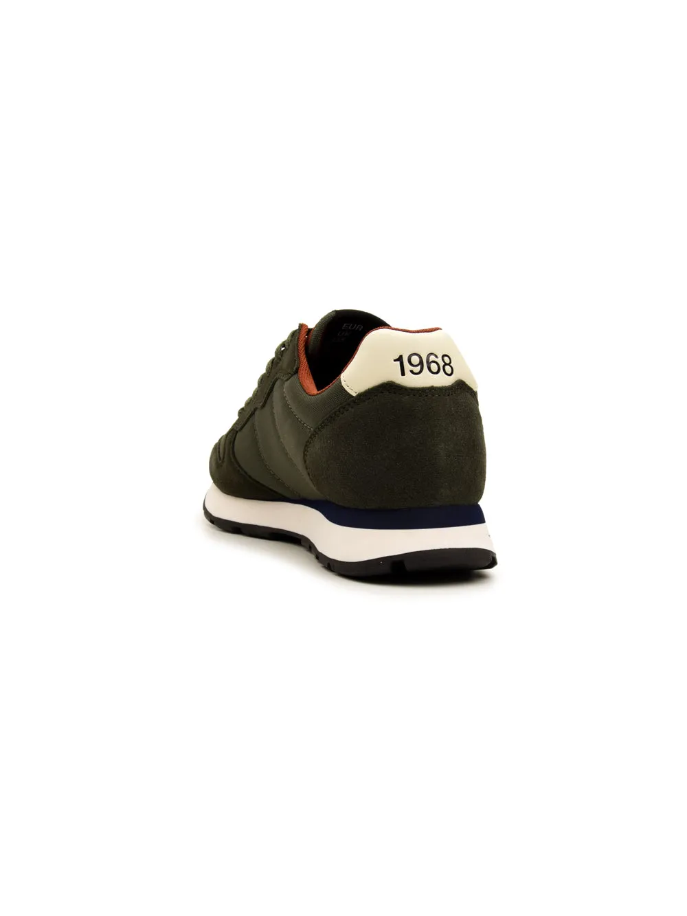 Sneakers verdi militari da Uomo Tom Solid Nylon