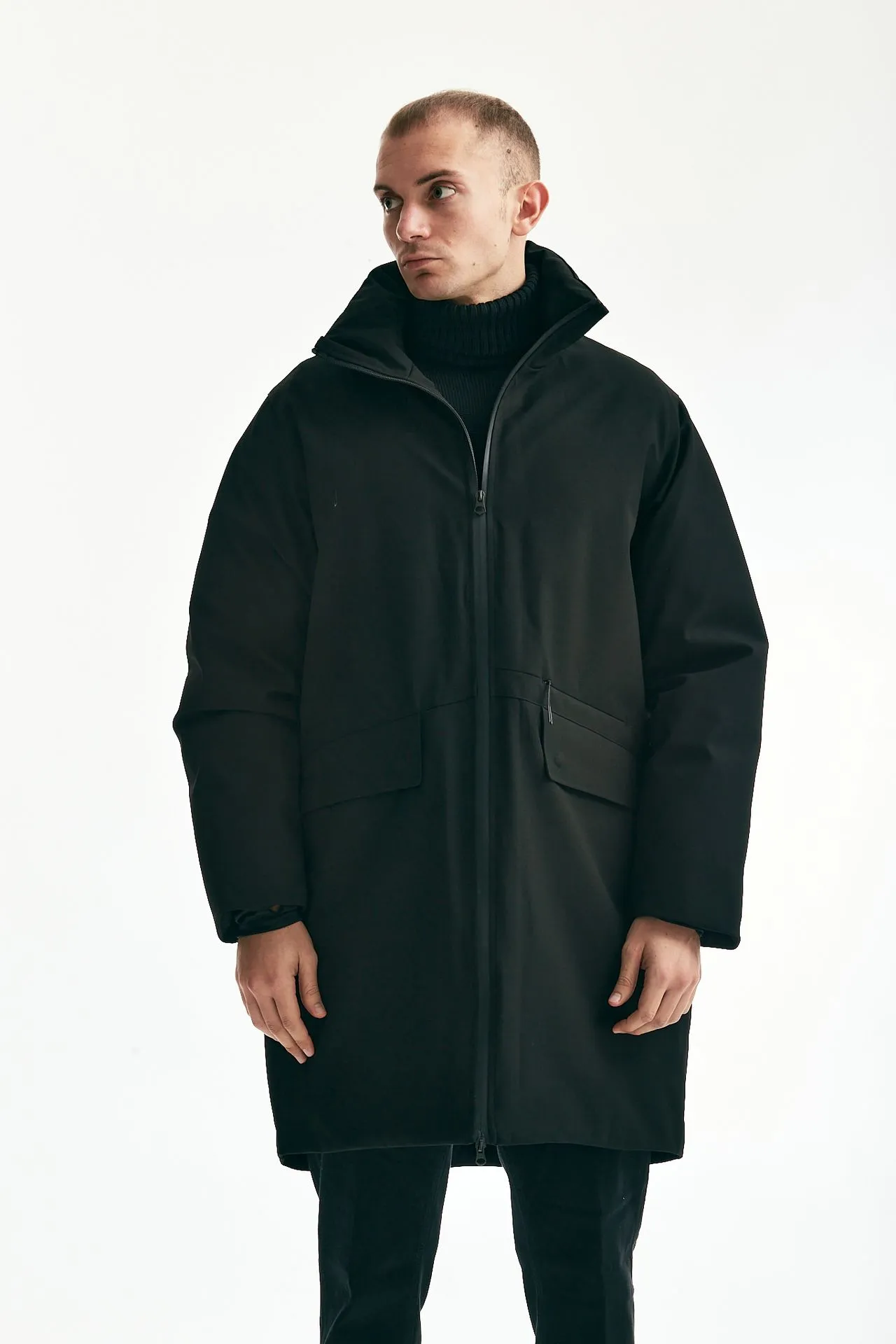 Soprabito imbottito nero 