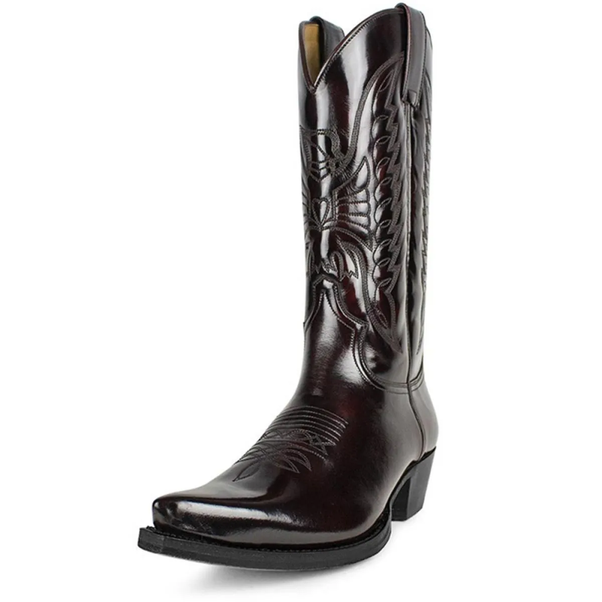 Stivali da cowboy occidentali con punta a punta Stivali da uomo con plateau impermeabili taglie forti autunno Scarpe da passeggi