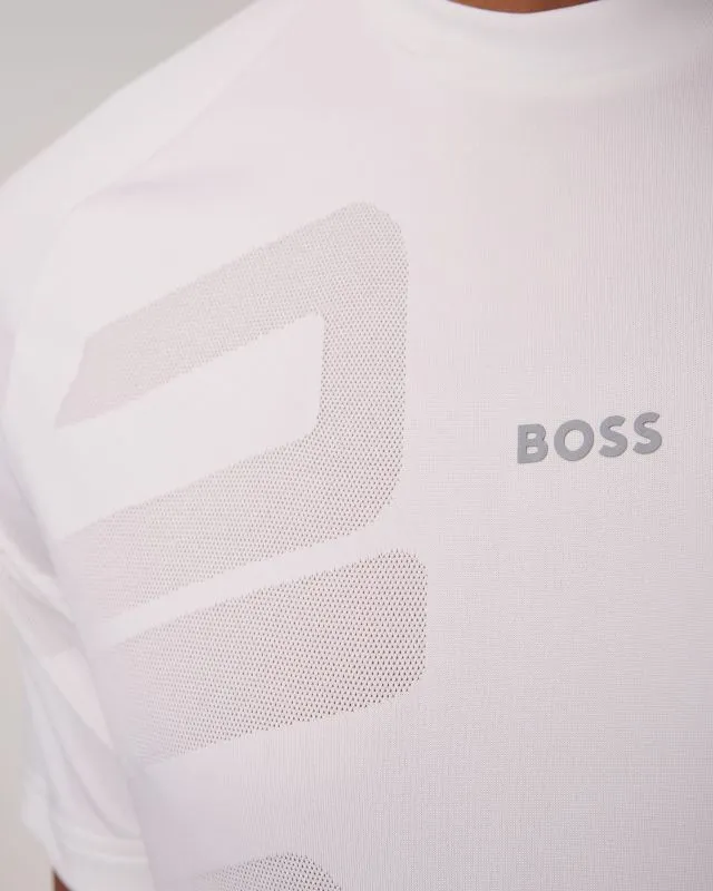 T-shirt bianca da uomo Hugo Boss Tariq