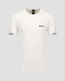 T-shirt bianca da uomo Hugo Boss Tee MB