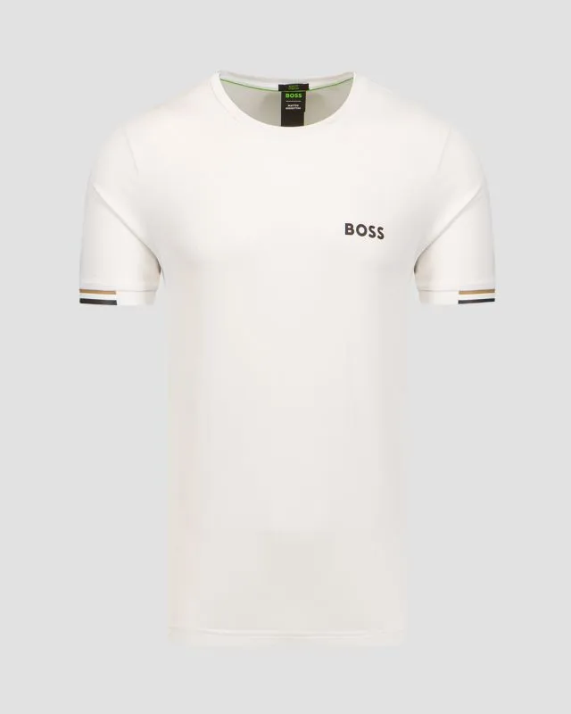 T-shirt bianca da uomo Hugo Boss Tee MB