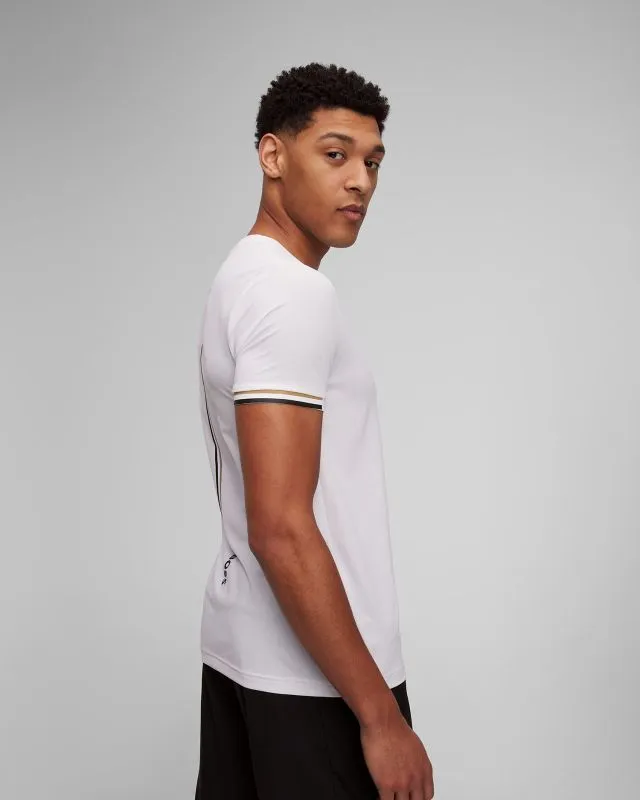 T-shirt bianca da uomo Hugo Boss Tee MB