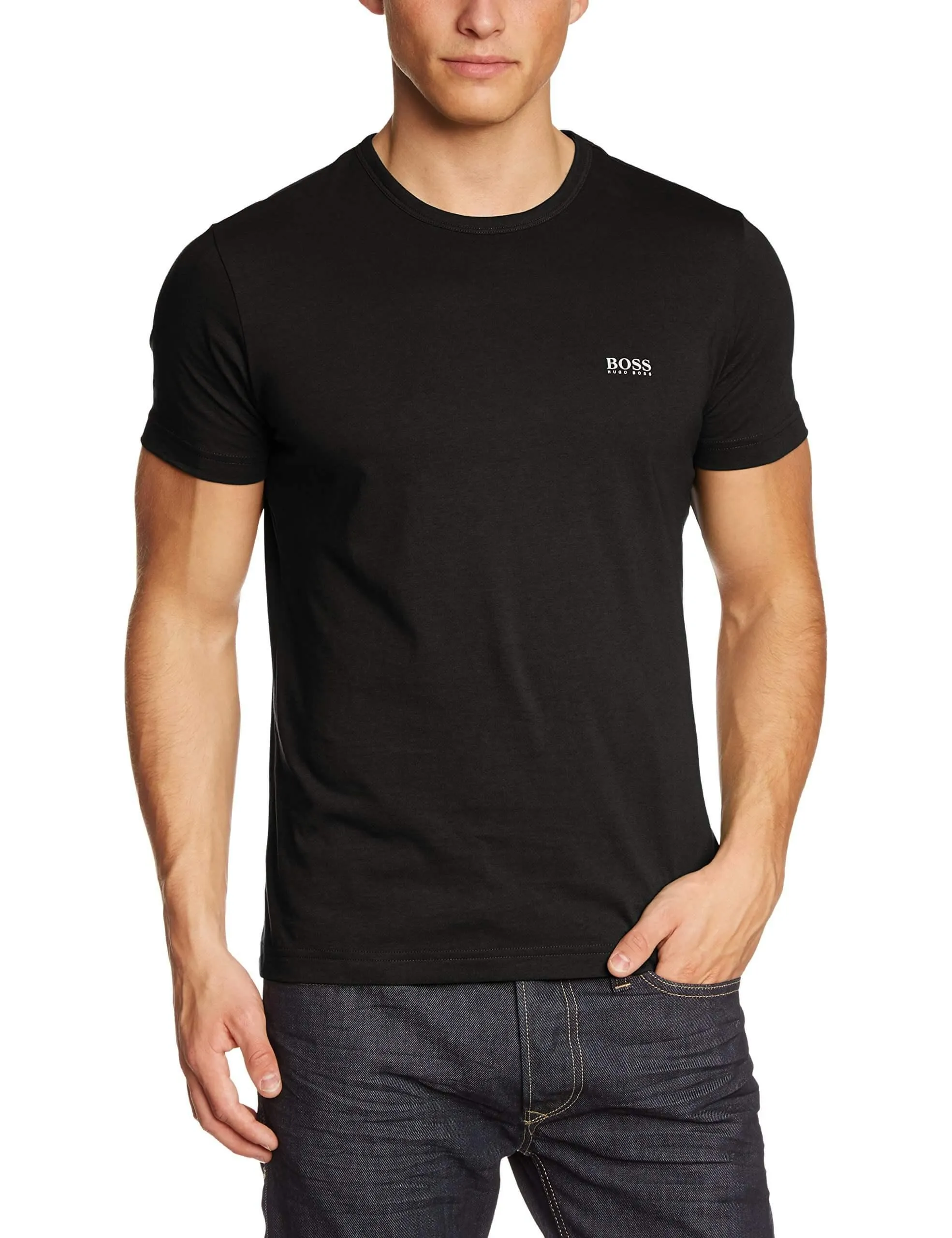 T-Shirt Boss Vestibilita Regolare Con Dettagli a Contrasto