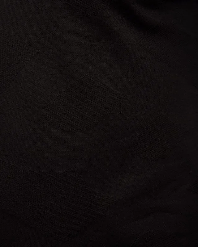 T-shirt nera da uomo con monogrammi Hugo Boss Tiburt
