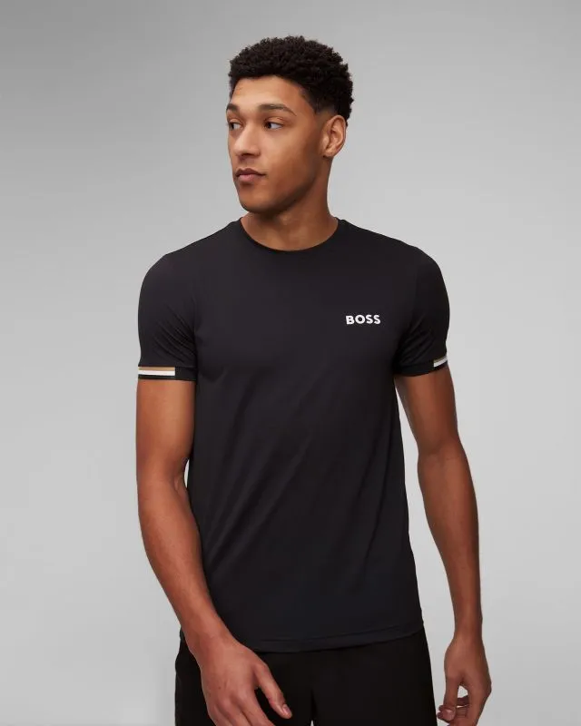 T-shirt nera da uomo Hugo Boss Tee MB