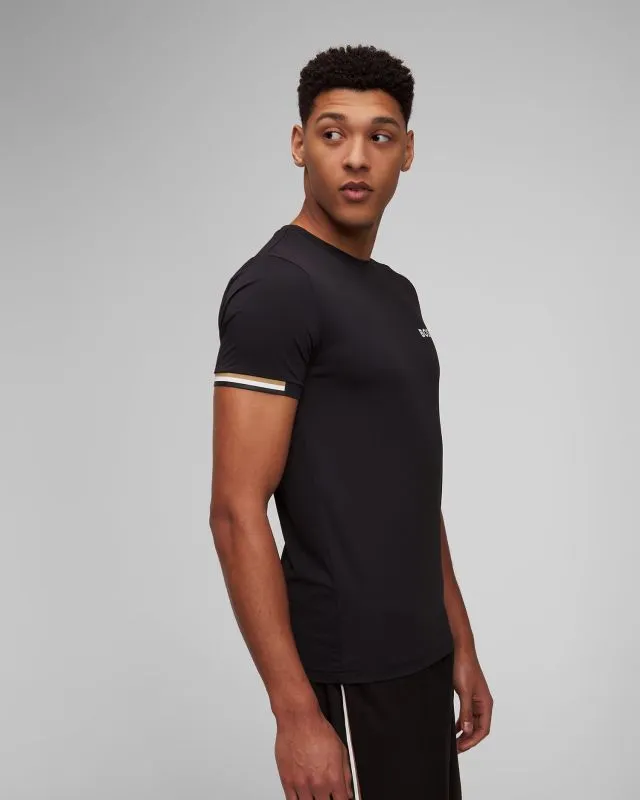 T-shirt nera da uomo Hugo Boss Tee MB