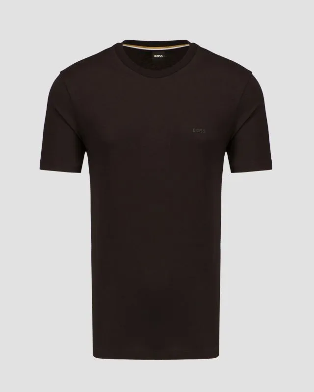 T-shirt nera da uomo Hugo Boss Thompson