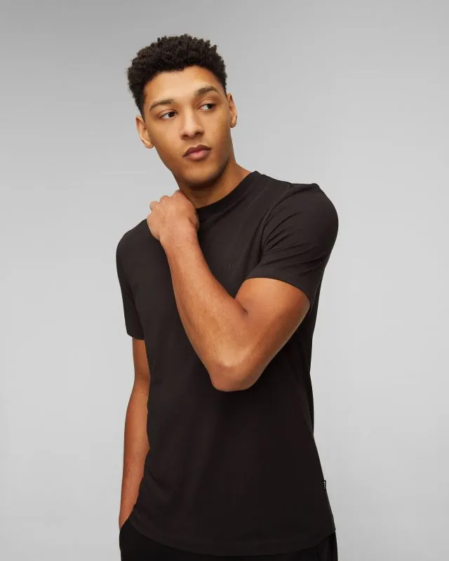 T-shirt nera da uomo Hugo Boss Thompson