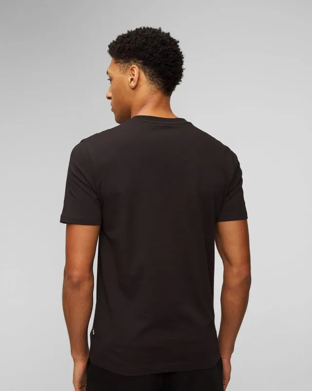 T-shirt nera da uomo Hugo Boss Thompson