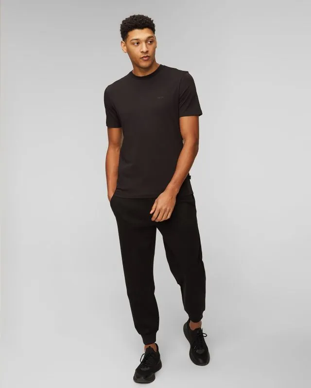 T-shirt nera da uomo Hugo Boss Thompson