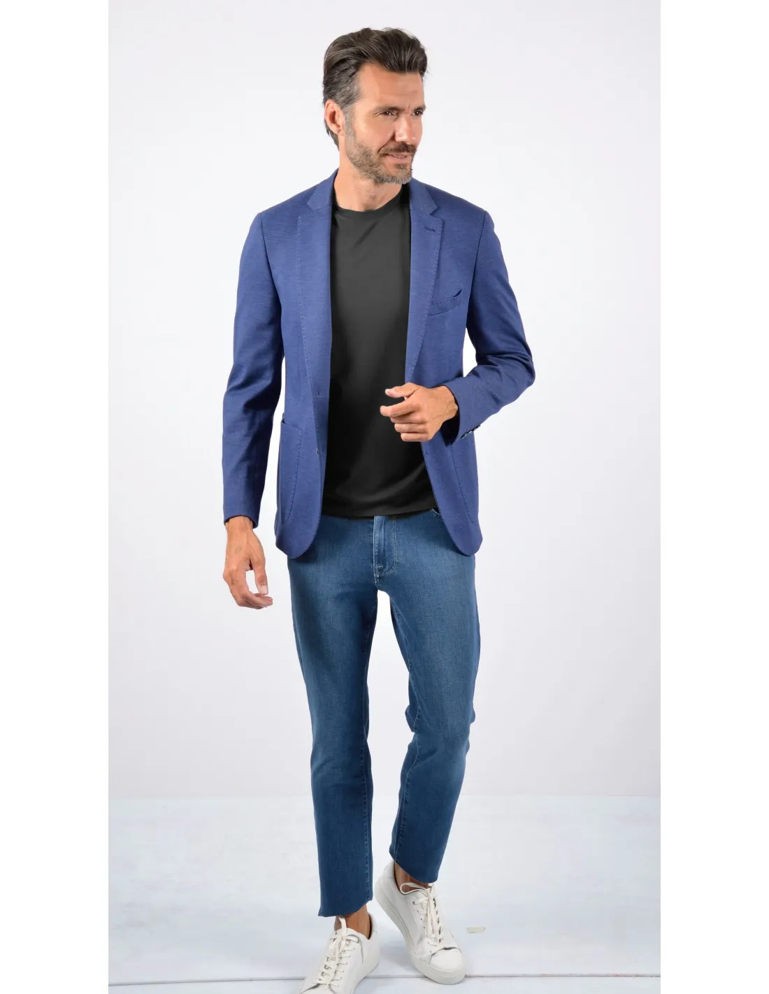 T-shirt sottogiacca tecnica Blu Bianco Nero mm