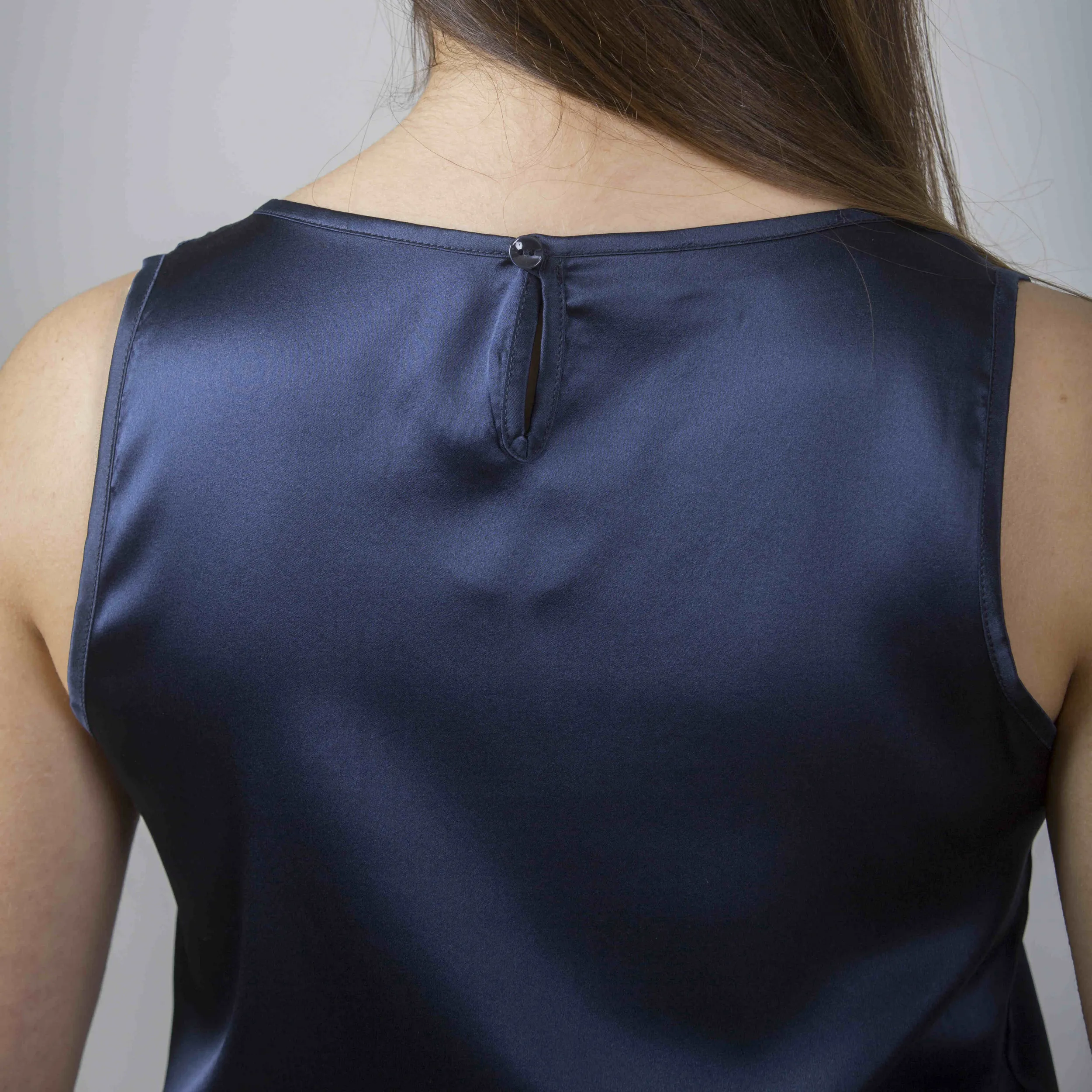 Tank top in seta