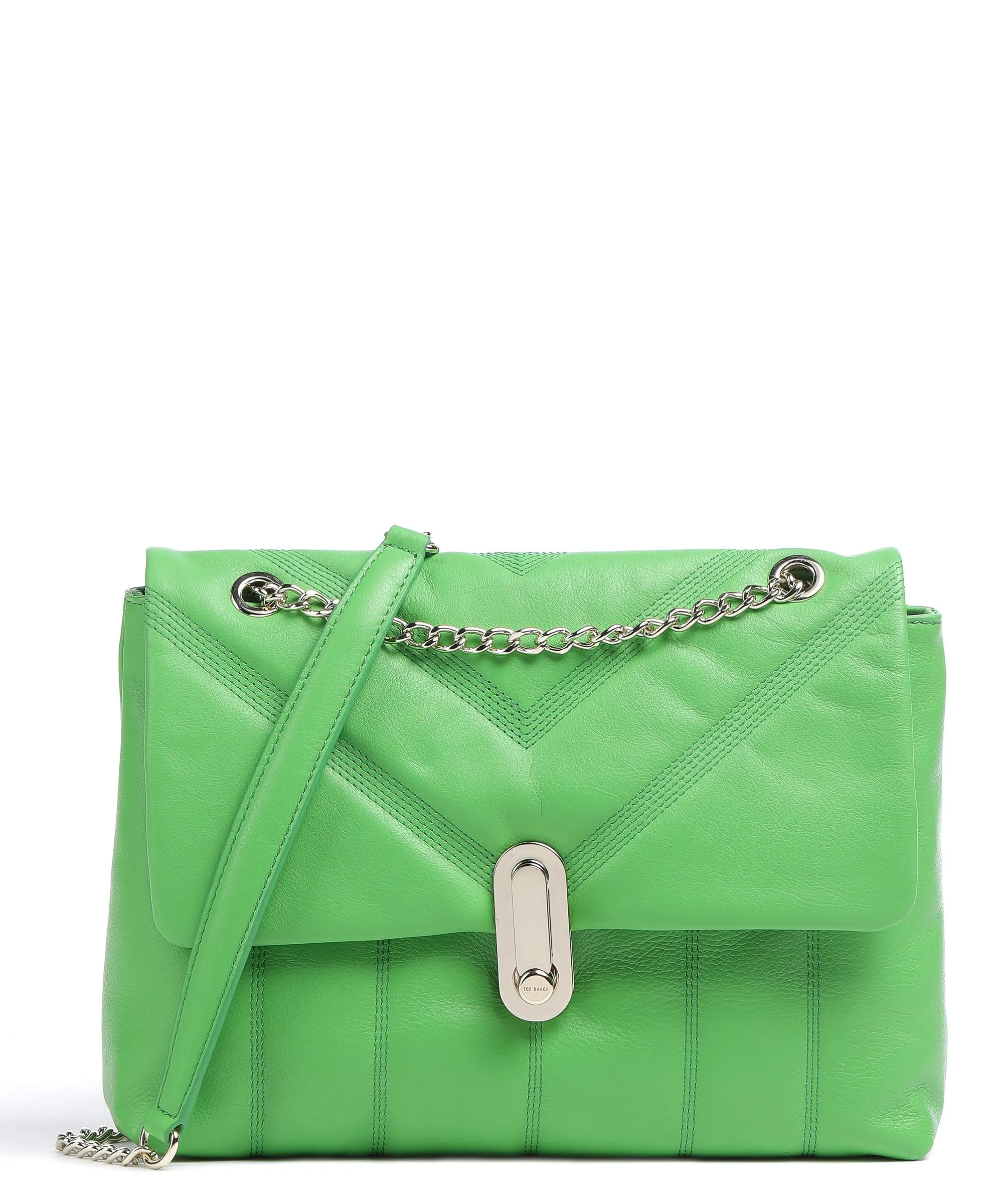  Ted Baker Ayahlin Borsa a spalla pelle bovina verde  