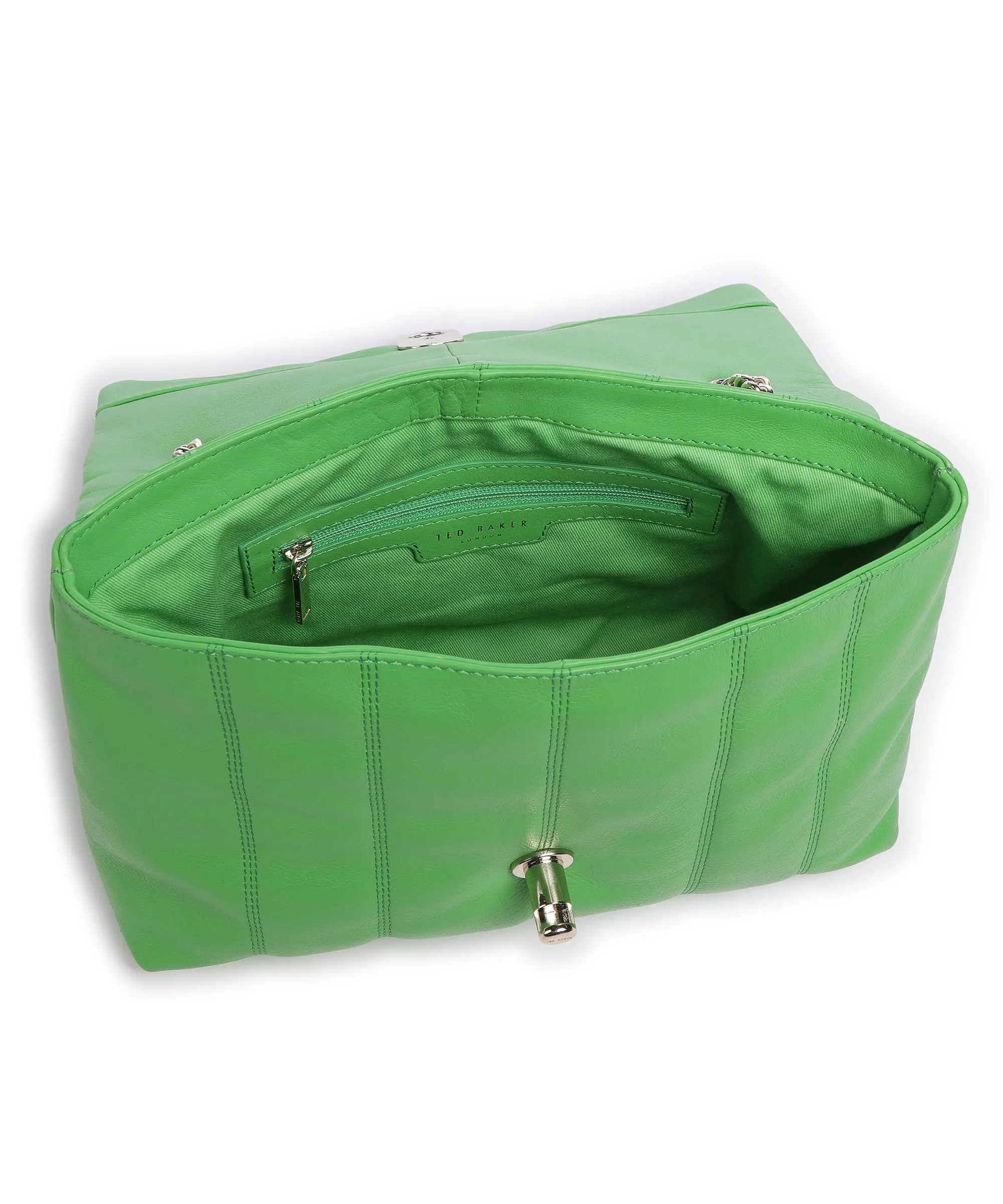  Ted Baker Ayahlin Borsa a spalla pelle bovina verde  