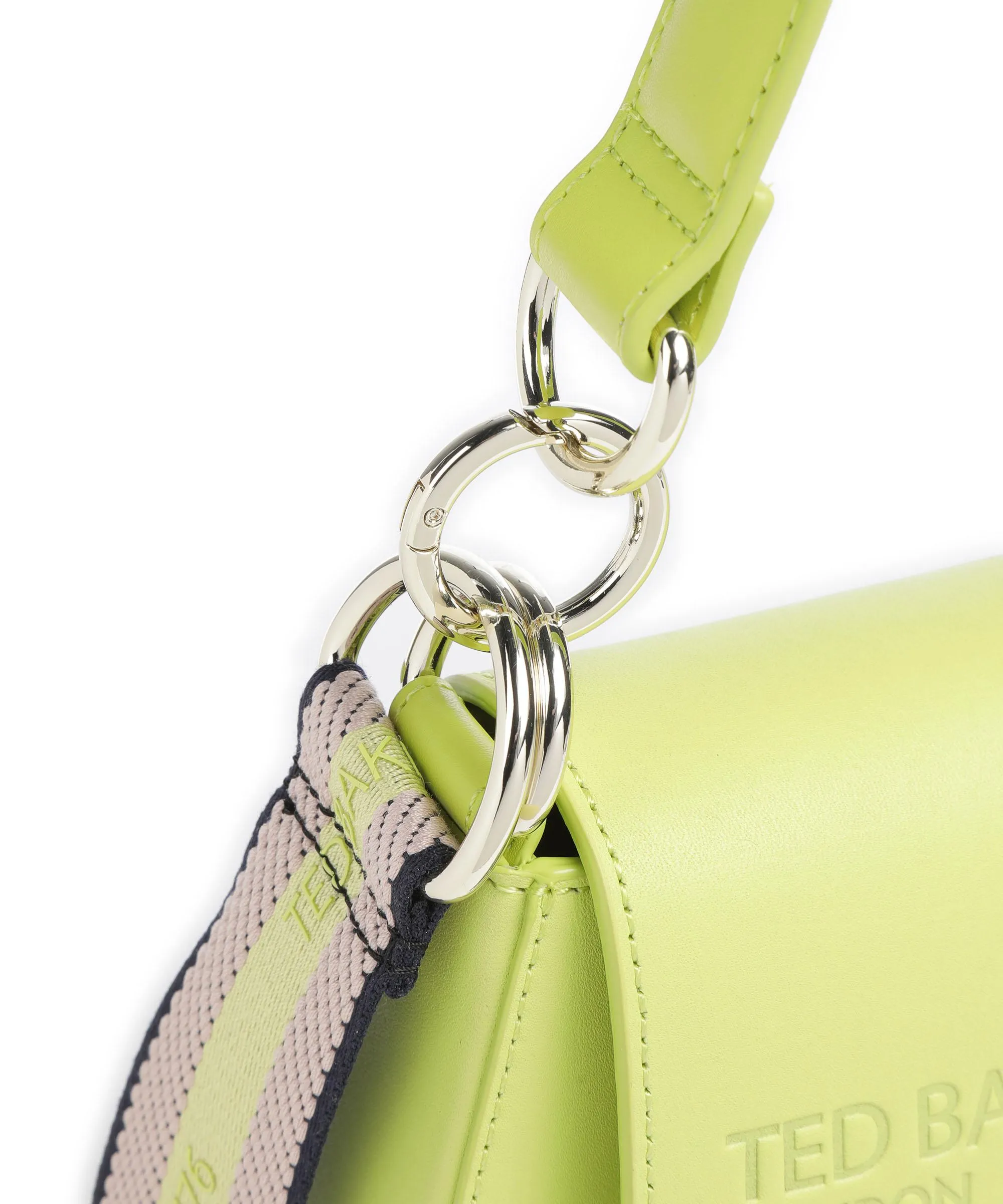  Ted Baker Darcell Borsa a spalla pelle di vacchetta finemente grana verde chiaro  