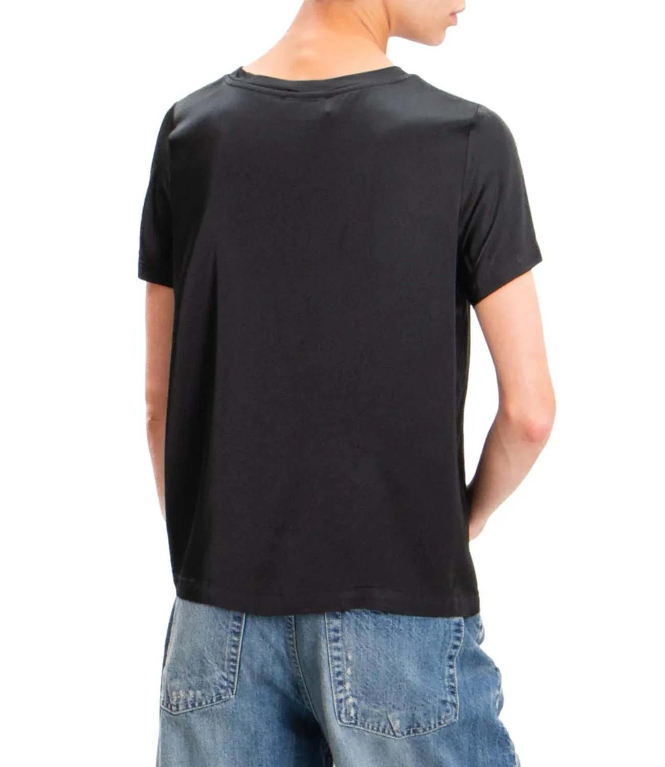 VICOLO Vicolo camicia nera donna